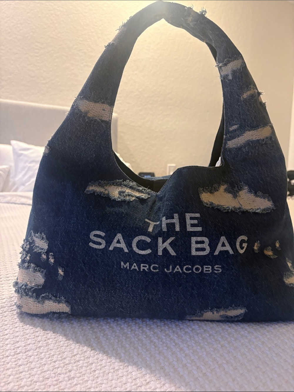 Marc Jacobs Blue Denim 'The Sack Bag' Hobo- worn once great condition